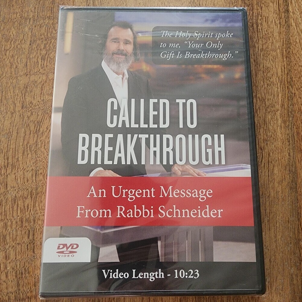 Called To Breakthrough DVD Rabbi Schneider Discovering Jewish Jesus New Sealed